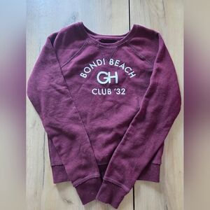 Gilly Hicks Maroon Crewneck Pullover